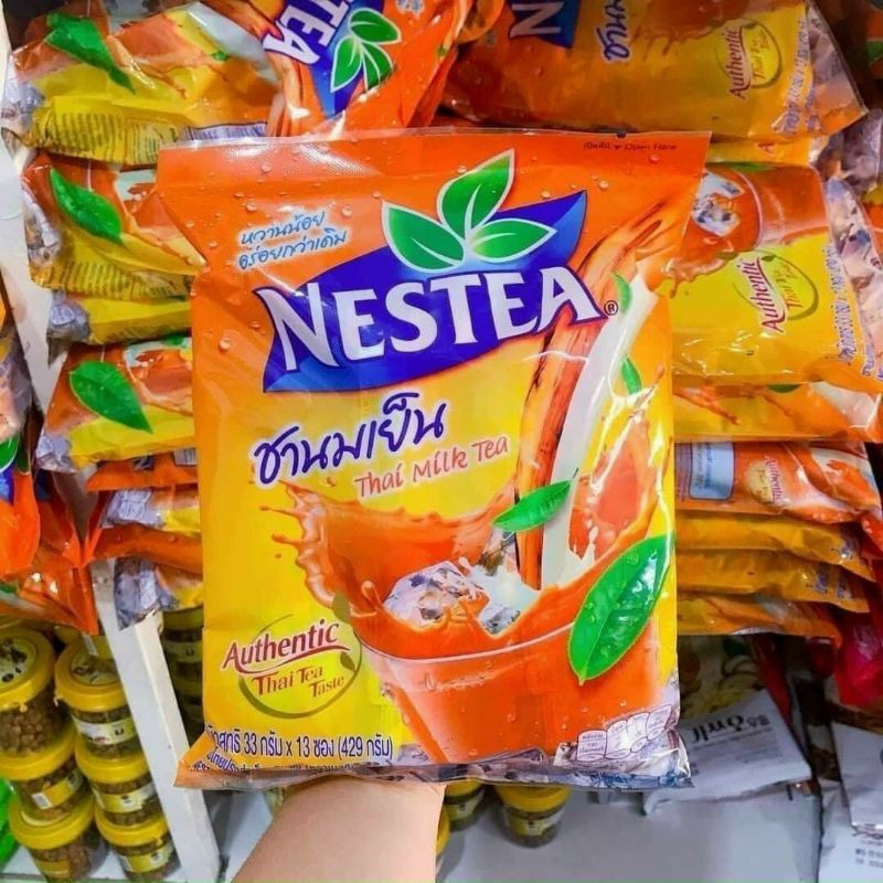 Trà sữa Nestea Thái Lan ( bịch 13 gói tương đương pha được 13 ly)