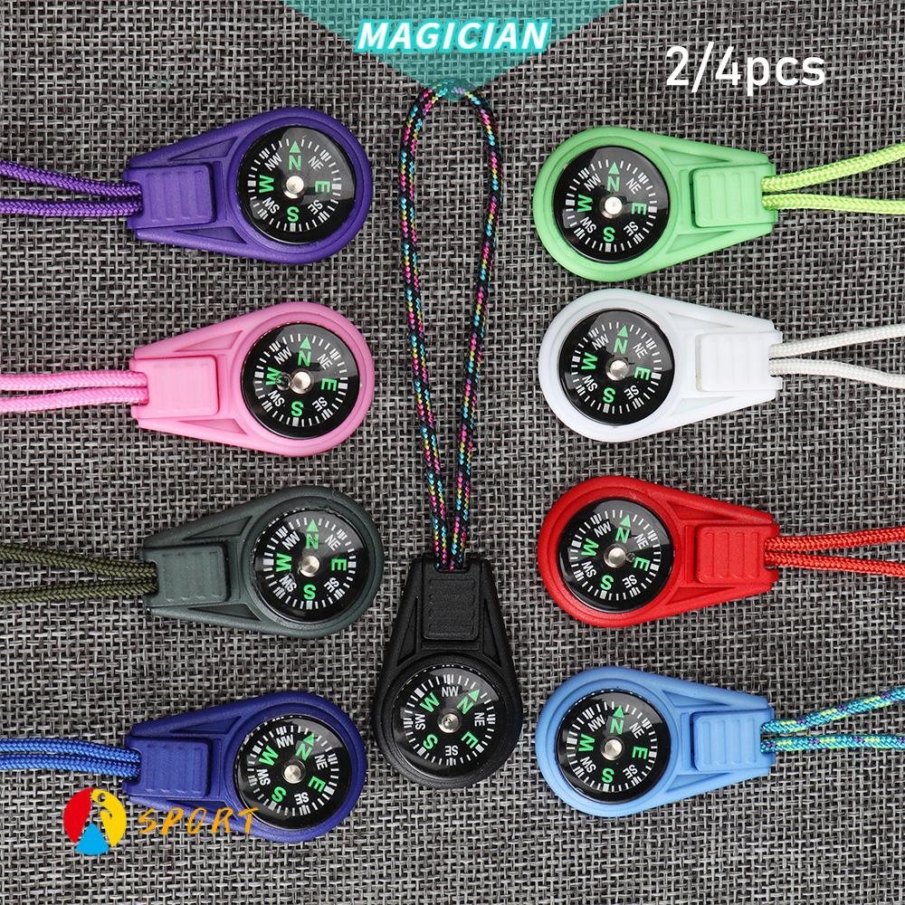 Set 2/4 La Bàn Mini Gắn Móc Khóa 9 Màu Tiện Dụng