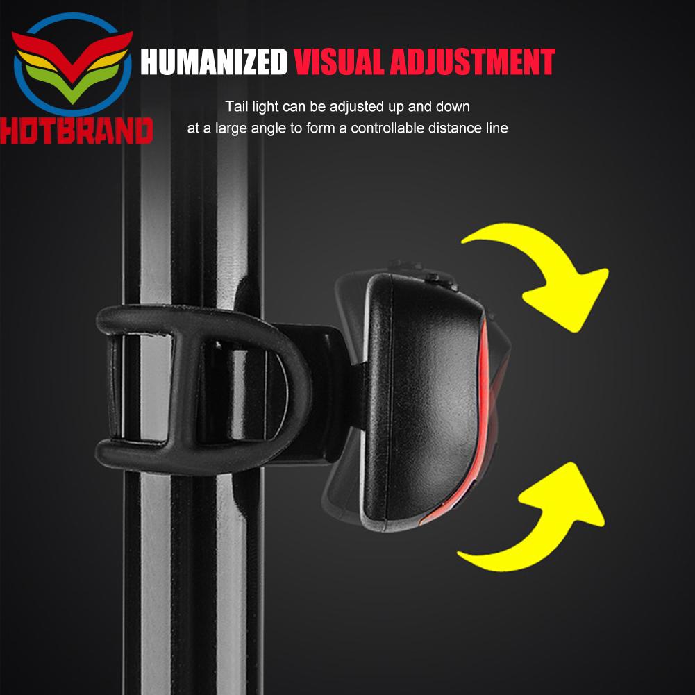 Đèn Led Gắn Yên Sau Xe Đạp Chống Nước Có Thể Sạc Lại