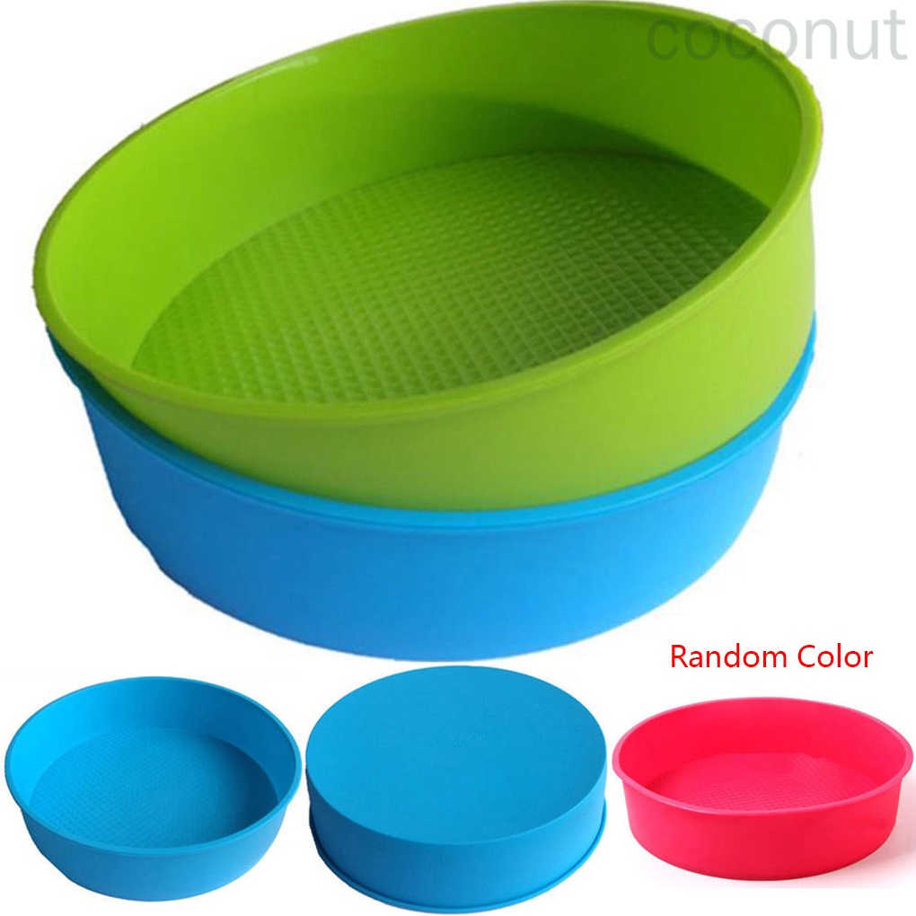 Khuôn Làm Bánh Hình Tròn Bằng Silicon Tiện Dụng Cho Nhà Bếp