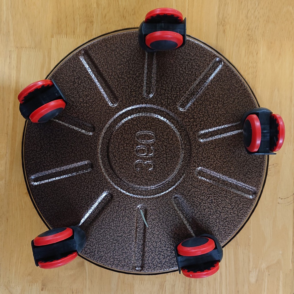 Kệ lót chậu cây bằng thép sơn tĩnh điện - có bánh xe đa hướng