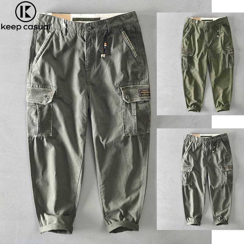 Keep Casual Quần Dài Túi Hộp Thời Trang Dành Cho Nam