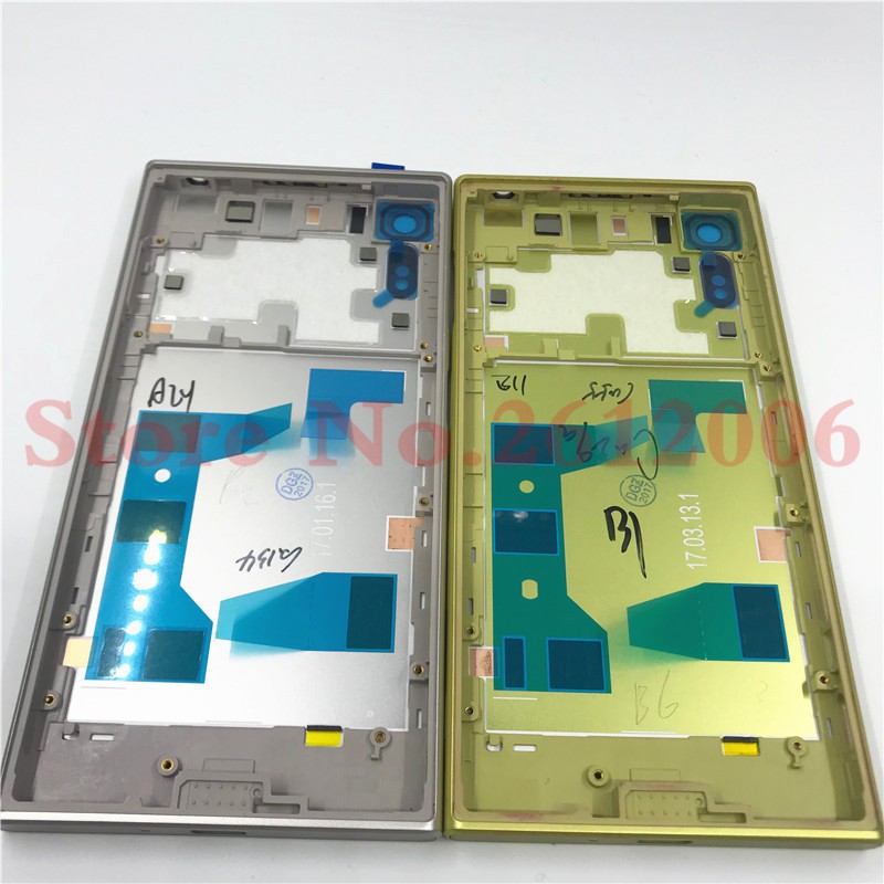 New Original Metal Battery Housing Door For Sony XZS G8231 G8232 Back Cover Case Battery Door Back Cover Housing Frame With Logo