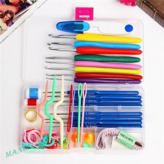 Bộ dụng cụ nhiều kích cỡ kim móc đan và phụ kiện len chuyên dụng