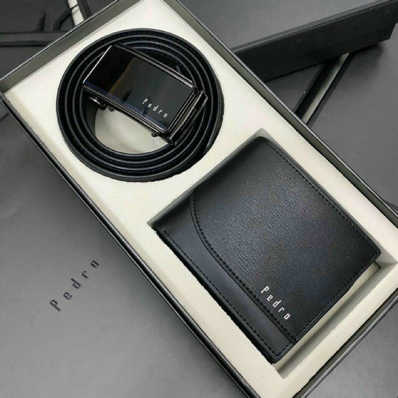 Set ví + thắt lưng nam fullbox sang xịn