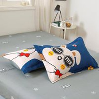 Bộ cotton poly nhập khẩu chó vui vẻ