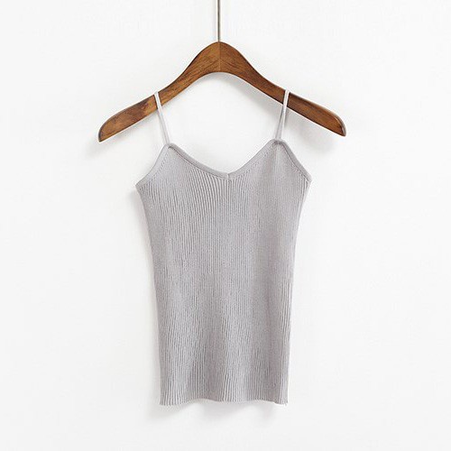 Áo Hai Dây Ôm Dáng Phong Cách Hàn Quốc Đơn Giản Cho Nữ