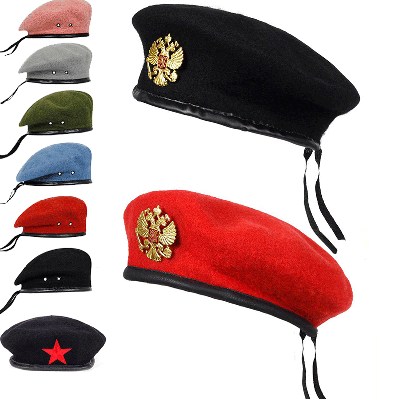 Mũ beret cotton chống nắng đơn giản thời trang cho nam và nữ