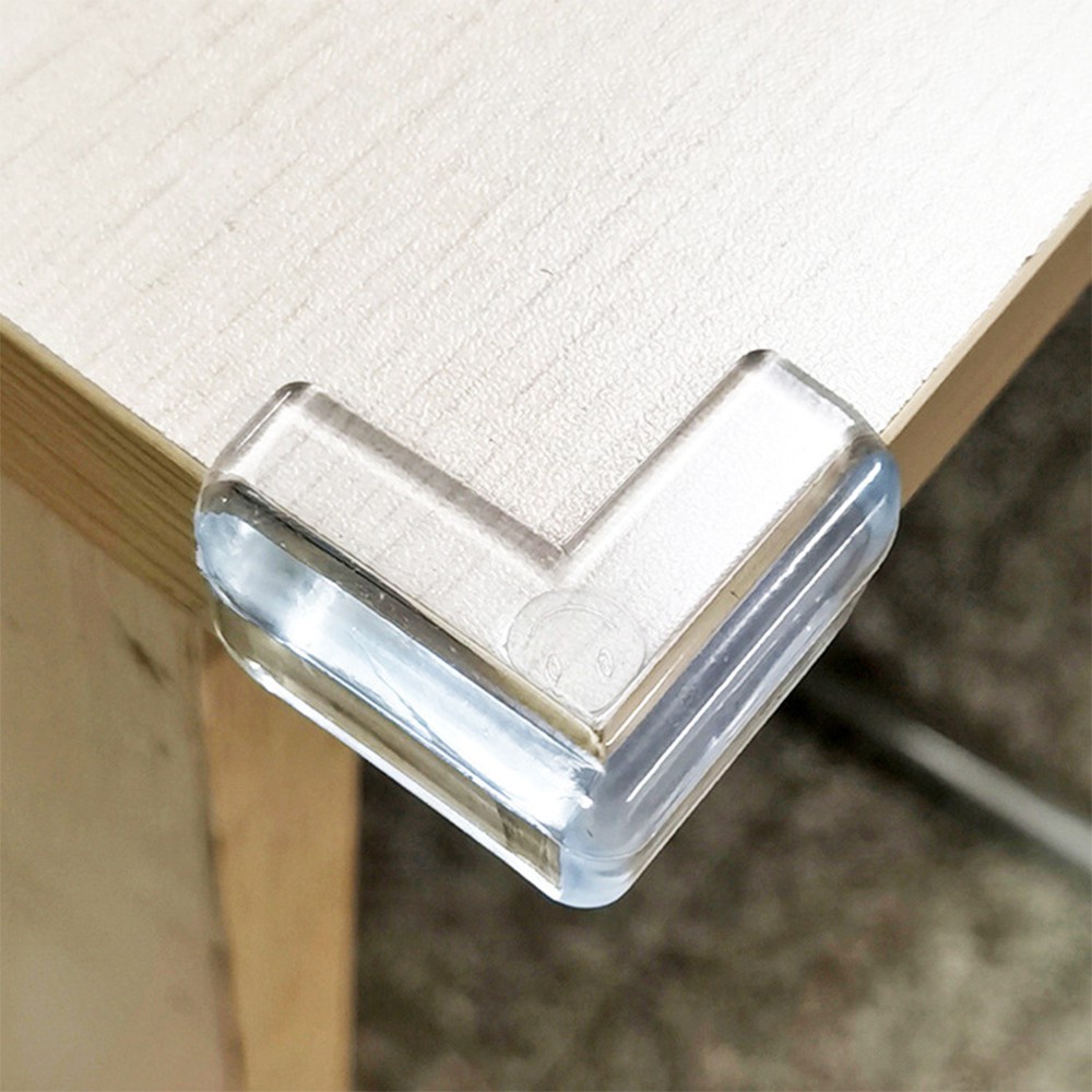Miếng bọc góc bàn Silicon dẻo dai, miếng bảo vệ góc bàn trong suốt, tránh va đập cho trẻ nhỏ