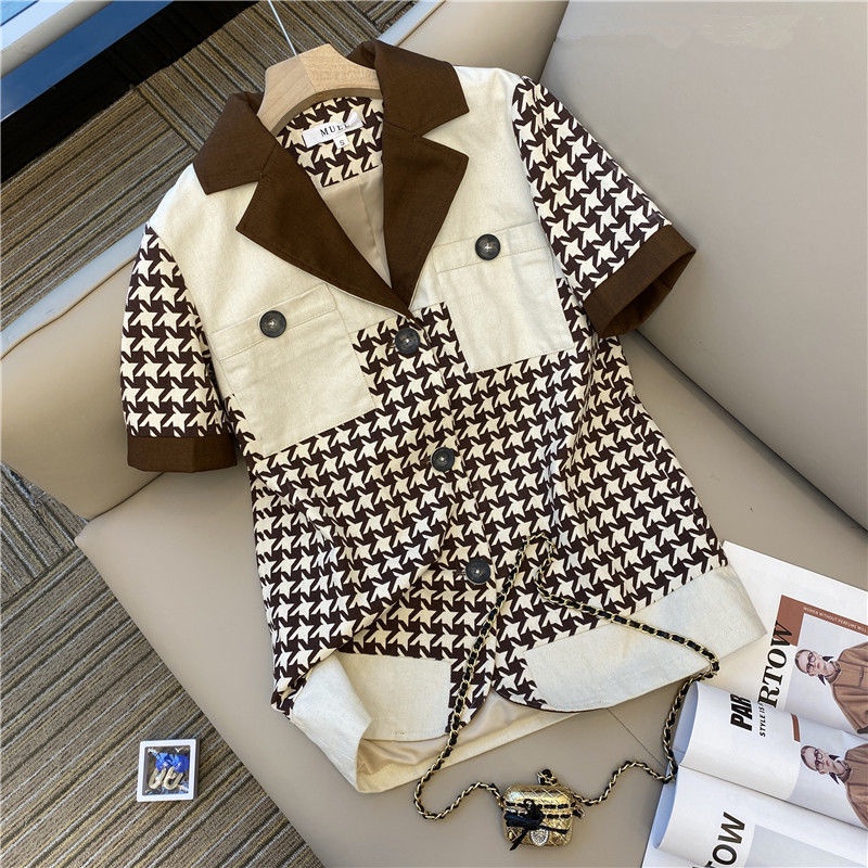 Set áo ngắn tay + quần short thời trang cho nữ