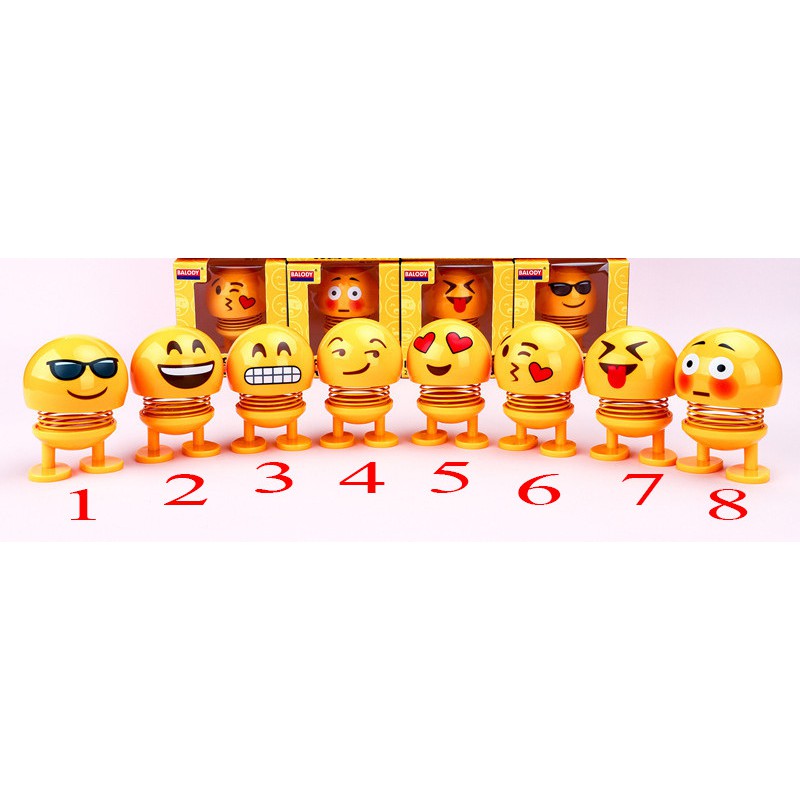 Thú Nhún Emojji con lắc lò xo - Siêu Chất - Siêu Vui Emoji