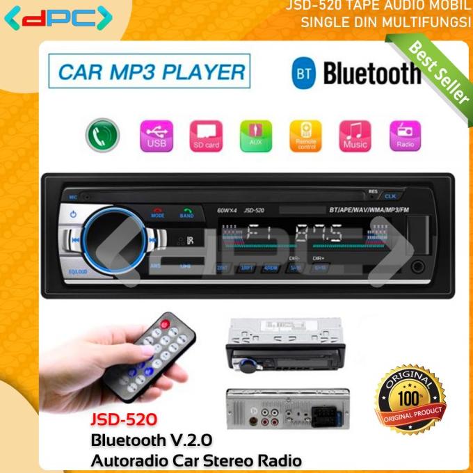 Máy Nghe Nhạc Mp3 Một Din Với Màn Hình Lcd Kết Nối Bluetooth Đa Năng Có Cổng Usb Chuyên Dụng Cho Xe Hơi