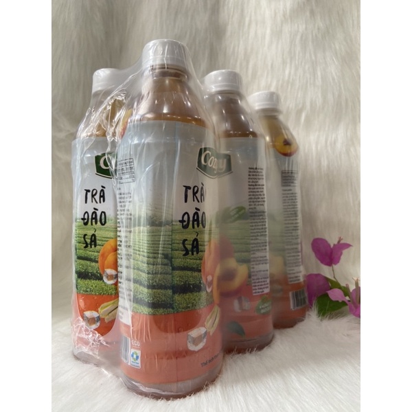 1 Lốc Trà Đào Sả Cozy /6 Chai *445ml