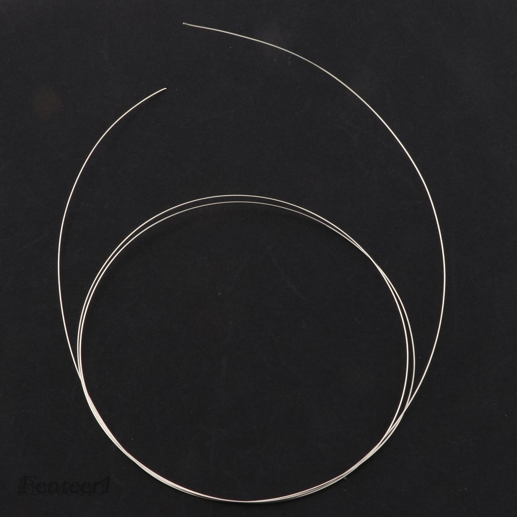 Cuộn Dây Bạc 925 Dài 1M Dùng Làm Trang Sức Thủ Công 0.3mm-0.7mm