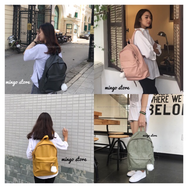 Balo da kẻ 4 màu (MENLO BACKPACK)