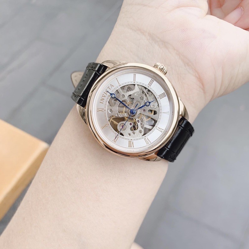 Đồng hồ cặp INVICTA máy cơ dây da model IN31152 và IN31155