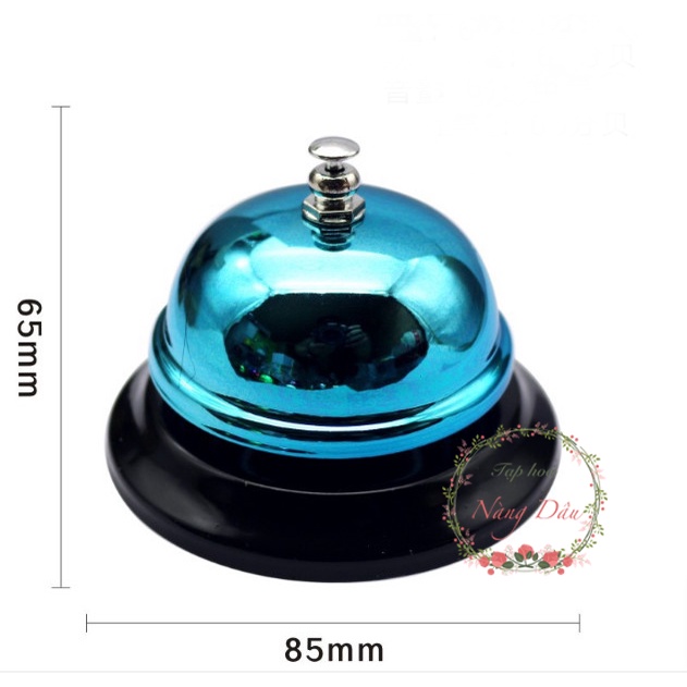 CHUÔNG BẤM ĐỂ BÀN - Giáo cụ phục vụ học tập/ gọi món trong nhà hàng/ dùng trong các trò chơi - size 85 mm - SƠN BÓNG