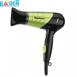 Máy sấy tóc 3 tốc độ, 1600W Nagakawa NAG1604 có chế độ sấy mát dành cho tóc dễ hư tổn