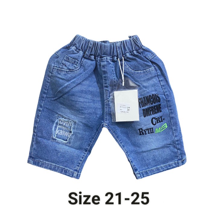 ( 18-55kg ) Quần  short jean bé trai vải mềm co giãn tốt size đại, đại cồ