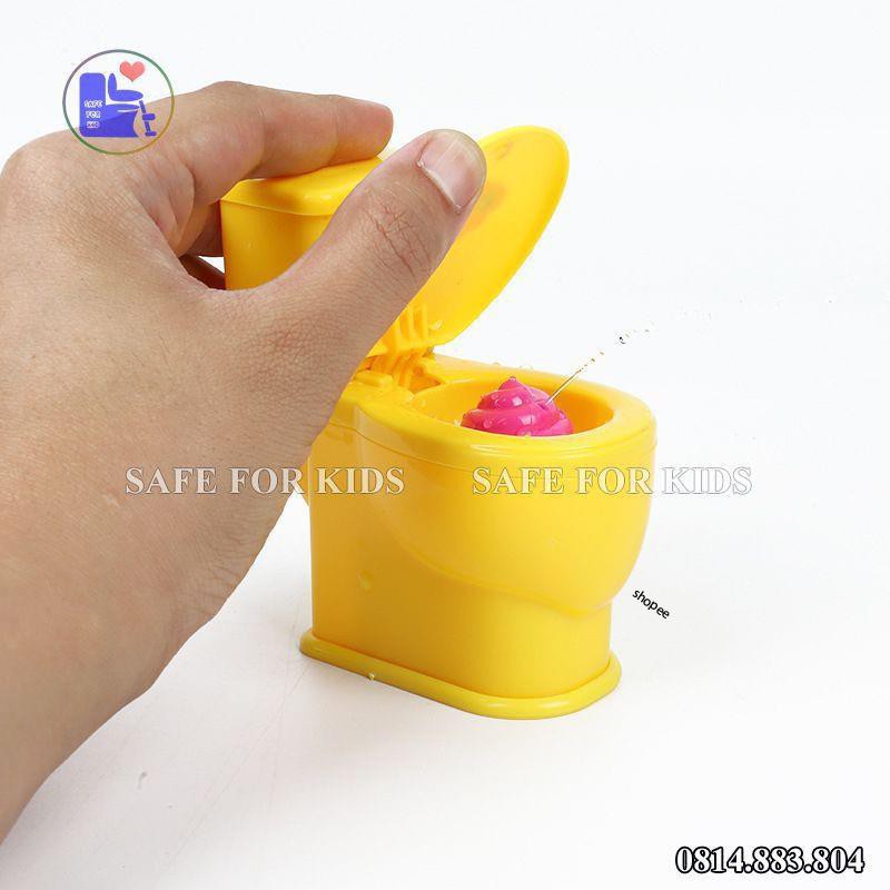 Bồn cầu Mini Cho Bé - Bồn Cầu Đồ Chơi Nhiều Màu Dễ Thương