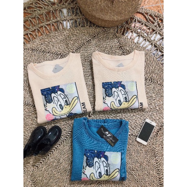 ÁO SWEATER NỈ NỮ DÁNG SUÔNG ULZZANG ẤM ÁP, ÁO NỈ IN HÌNH DỄ THƯƠNG