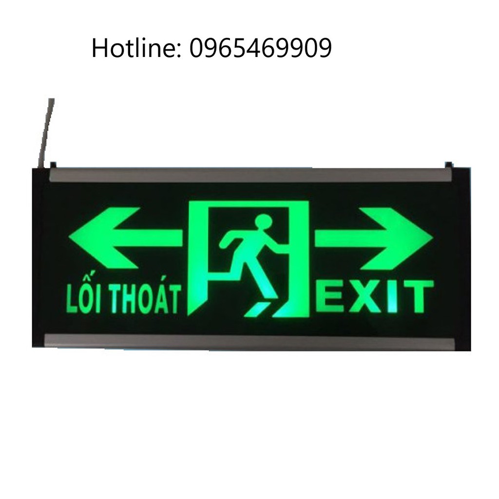 Đèn chỉ dẫn EXIT 3W, đèn lối thoát, đèn exit 1 mặt và 2 mặt