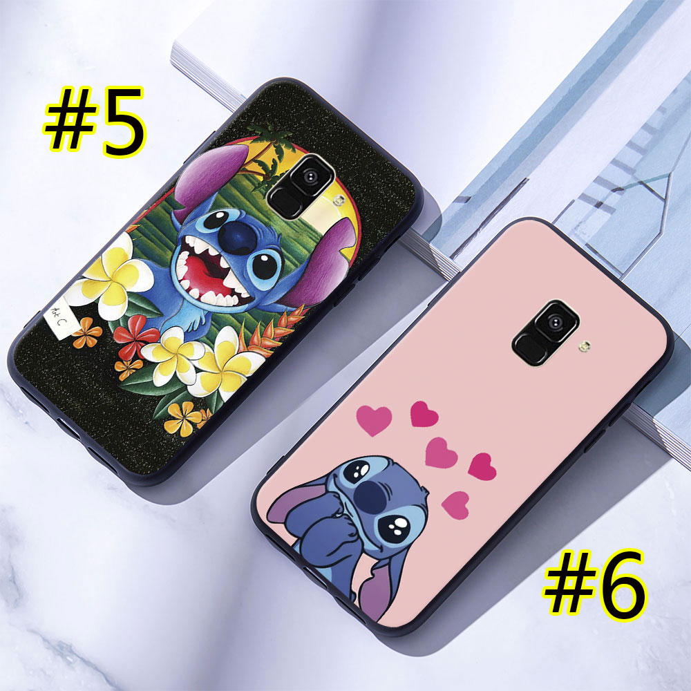 Samsung Galaxy A6 A8 Plus A7 A9 2018 Soft Silicone Case Cover Stitch