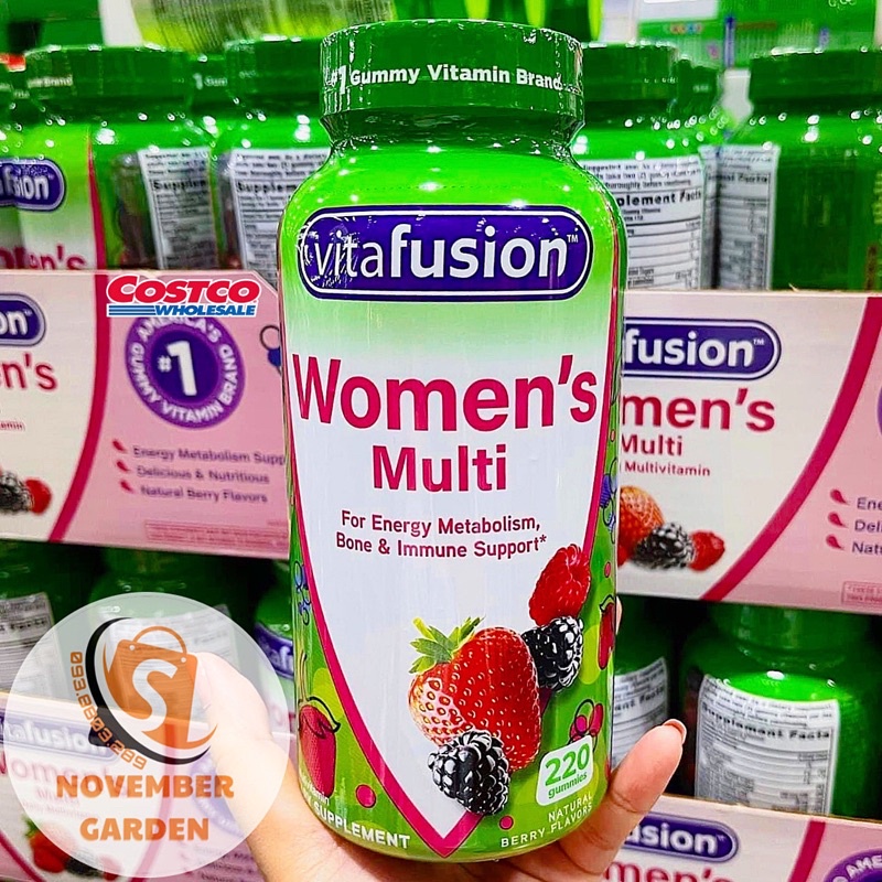 Kẹo dẻo Vitafusion Women’s bổ sung đa vitamin phụ nữ hộp 220 viên AIR MỸ