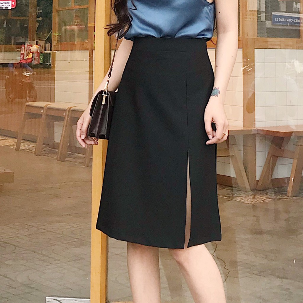 CHÂN VÁY ÔM XẺ GIỮA ĐÙI ZAREEN VAB10 | BigBuy360 - bigbuy360.vn