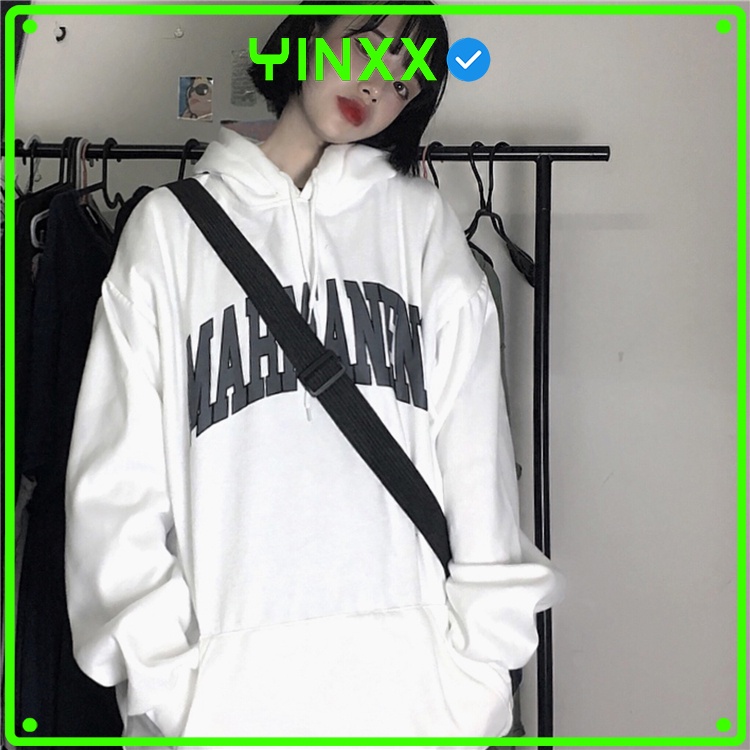 Áo hoodie nỉ bông form rộng phong cách Unisex HD03