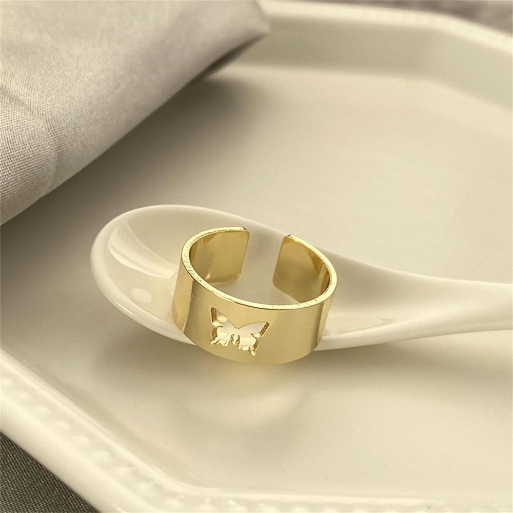 EUTUS 2 Nhẫn Cưới Thời Trang Có Thể Điều Chỉnh Kích Cỡ