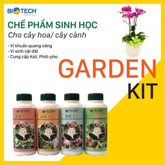 GARDEN KIT Bộ chế phẩm sinh học toàn diện cho hoa và cây cảnh