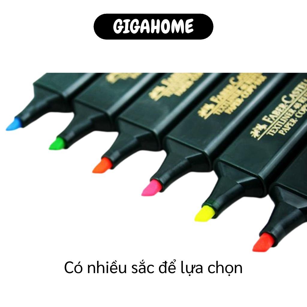 Đồ dùng học tập  GIÁ VỐN  Bút dạ quang Faber-Castell màu hồng, cam, xanh, không làm bẩn hay thấm qua trang khác 7558
