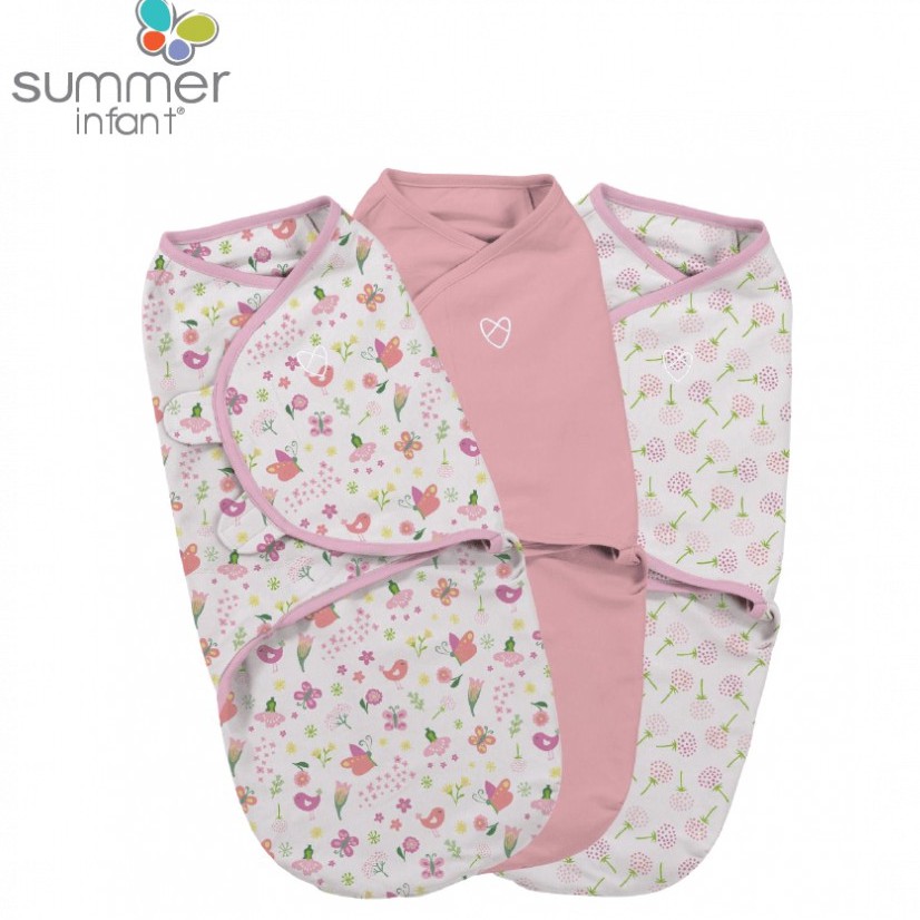 Chăn quấn Summer Infant bộ 3 chiếc