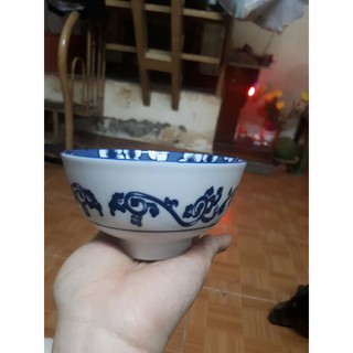Chén sứ hoa mai cao cấp 11.5cm