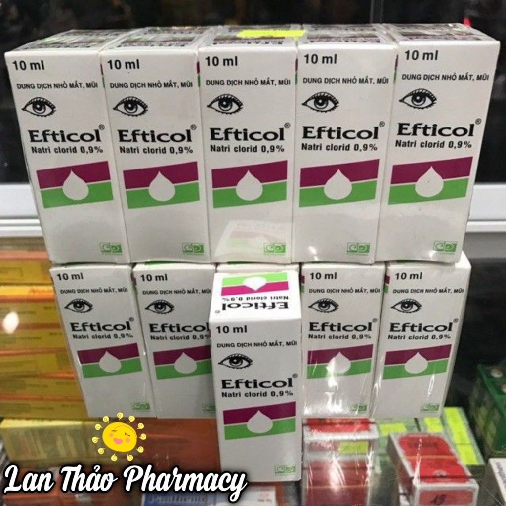 Nước muối sinh lý Efticol giá tốt