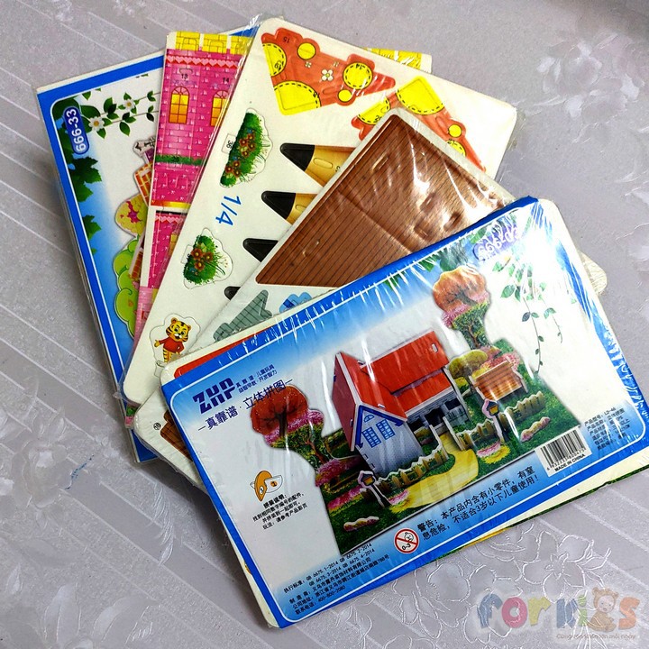 Bộ xếp hình 3d puzzle cho bé