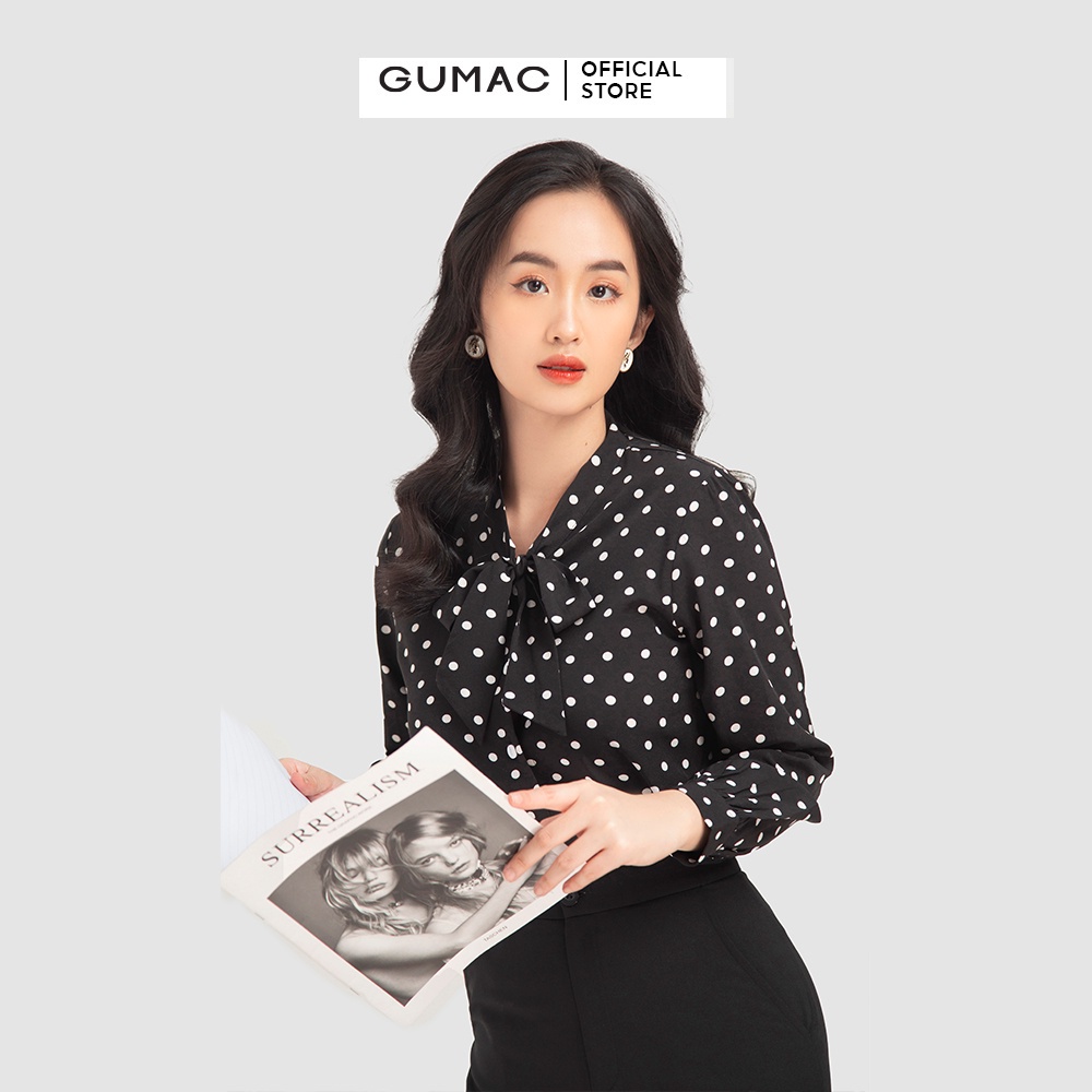 Áo sơ mi chấm bi AB12001 GUMAC