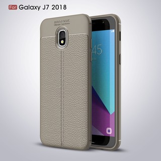 Ốp lưng Samsung J7 Pro silicon giả da Auto Focus
