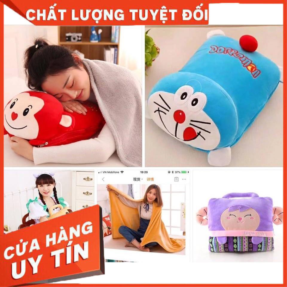 Set chăn và gối ôm hình thú xinh xắn