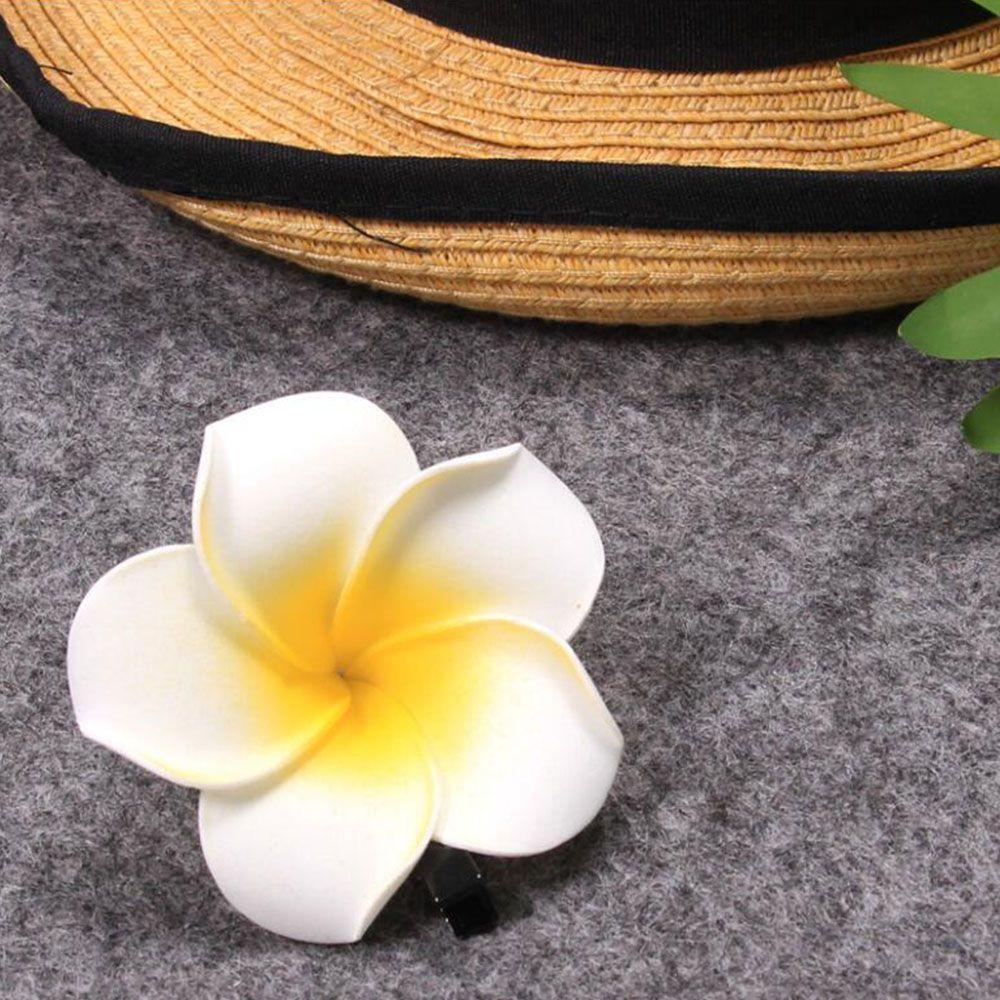 Kẹp Tóc Hoa Đậu Phộng Bằng Xốp Phong Cách Hawaii
