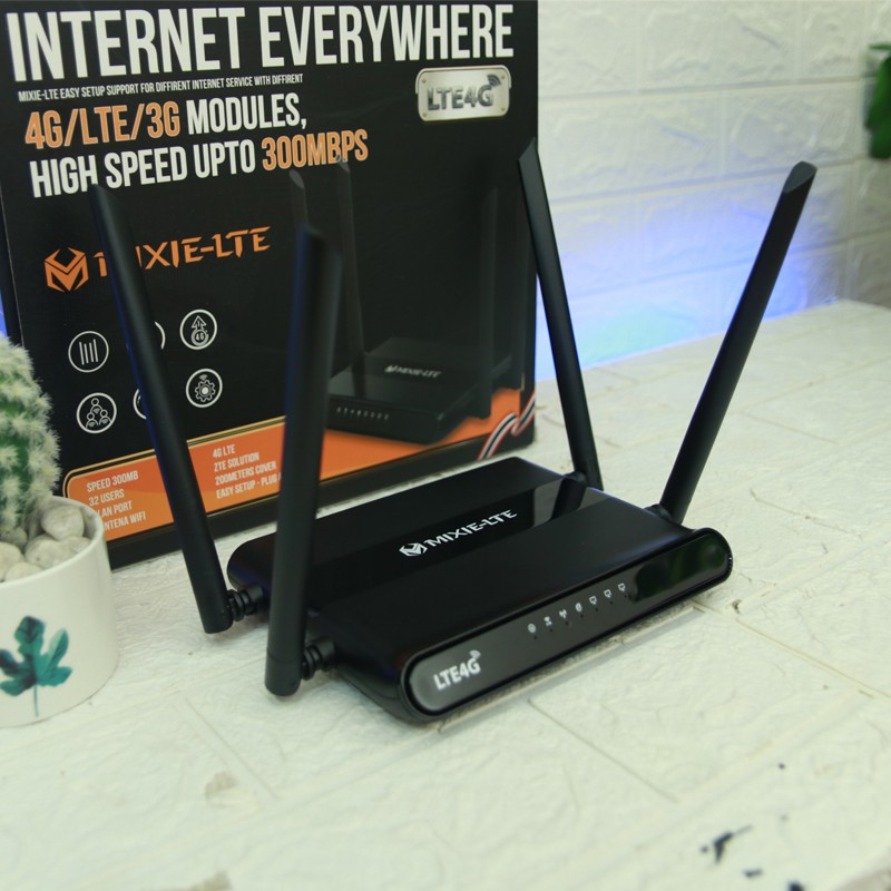Bộ Phát Wifi Dùng Từ Sim 4G MIXIE-LTE ( 1 WAN )+( 3 LAN) Dùng cho Xe Khách, Xe Bus, Lắp Camera Phát 4G Từ Sim Tenda 4G03 | BigBuy360 - bigbuy360.vn
