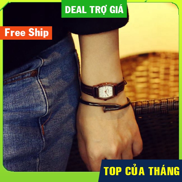 💯GIÁ THANH LÝ - (FREE SHIP) Đồng Hồ Nữ Rate (Hong Kong) : Mặt Oval Độc Đáo HÀNG CAO CẤP - SỐ LƯỢNG CÓ HẠN