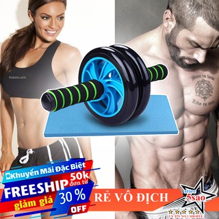 🎁 Con lăn tập bụng GYM Roller ❤️ FREESHIP ❤️ Bánh xe tập cơ bụng 6 múi tại nhà