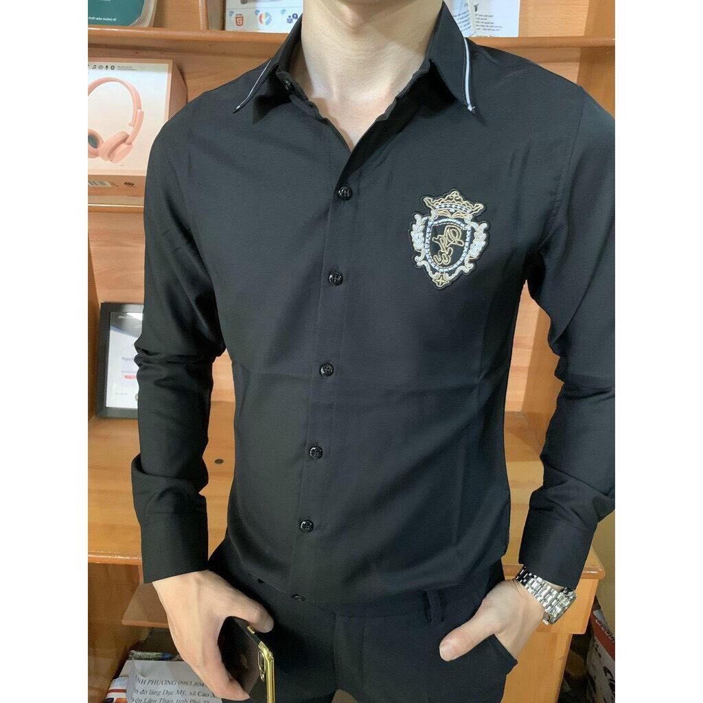 [Mã FAMAYMA2 giảm 10K đơn 50K] Áo sơ mi tay dài họa tiết thêu hàn quốc mới nhất | BigBuy360 - bigbuy360.vn