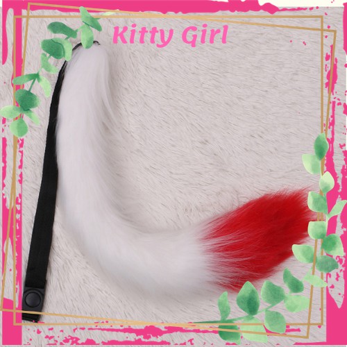 Đuôi Cáo Đuôi Hồ Ly Cosplay Đuôi Cáo Phối 2 Màu Lông Xù Cosplay Cáo BDSM Anime