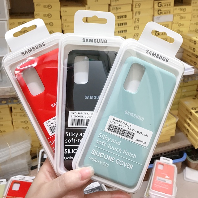 Ốp lưng Silicon Cover Galaxy S20 chống bám bẩn, chống bán vân tay