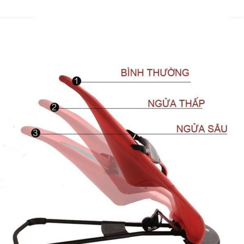 Ghế Rung Ghế Nhún Cho Bé Có Gối Và Thanh Đồ Chơi