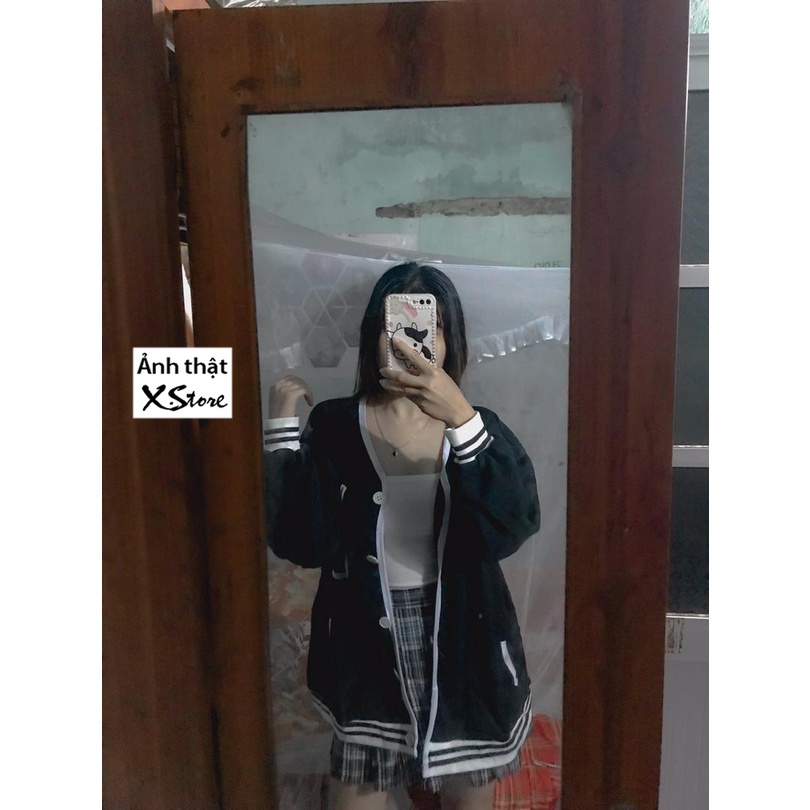 Áo Khoác Cadigan Viền CBLU Có Ảnh Thật + Video Tự Chụp - Áo Khoác Chất Nỉ Ngoại Mềm Mịn Hot Trend 2021 Unisex X.Store