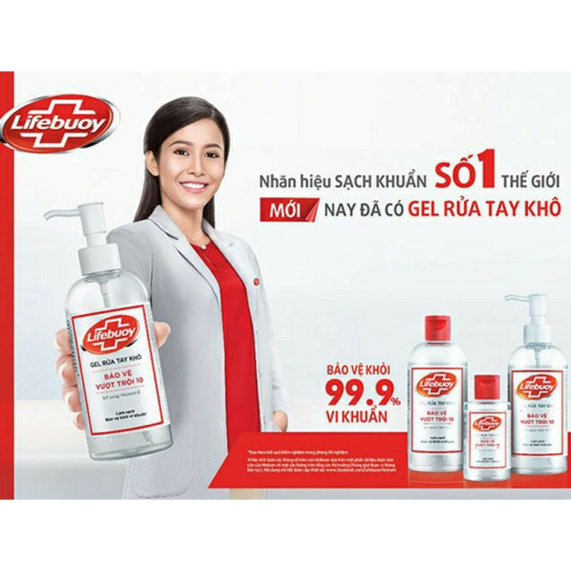 Gel rửa tay Lifebuoy 235ml